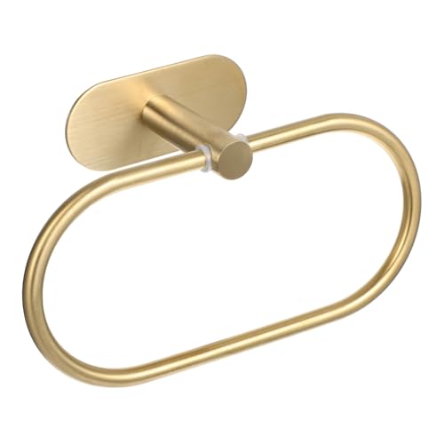 IMIKEYA Handtuchhalter Wandmontiert Handtuchring Für Badezimmer Küche Langlebiger Handtuchständer Robust Und Ohne Rost Und Verformung Platzsparend Für Handtücher Und Gegenstände von IMIKEYA