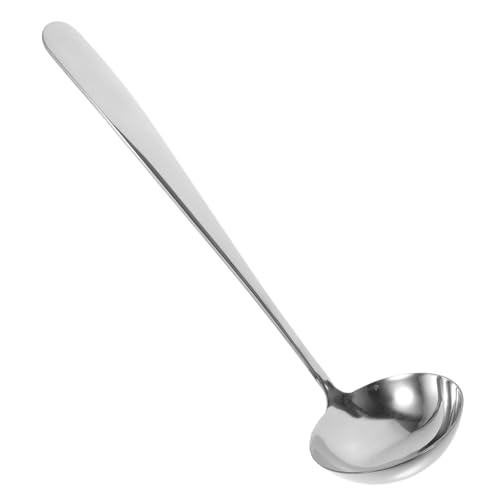 IMIKEYA Edelstahl Suppenkelle mit Langem Griff Rostfrei Bruchfest und Ergonomisch Küchenutensil für Haushalt Restaurant Kantine zum Portionieren von Wasser und Suppe IMIKEYA Edelstahl Suppenkelle mit Langem Griff Rostfrei Bruchfest und Ergonomisch Küchenutensil für Haushalt Restaurant Kantine zum Portionieren von Wasser und Suppe von IMIKEYA