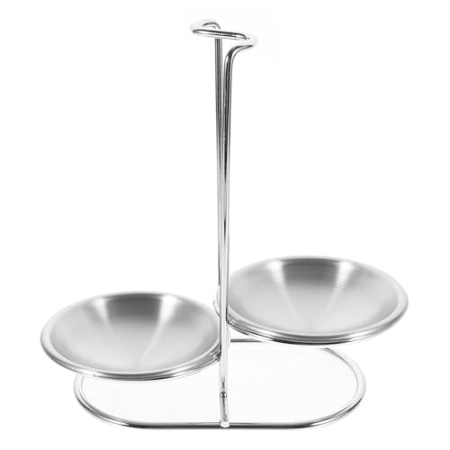 IMIKEYA Edelstahl Suppenkellenhalter Vertikal Löffelhalter Küchenutensilienständer Rostfrei Praktischer Besteckhalter für Arbeitsplatte Multifunktional Langlebig von IMIKEYA