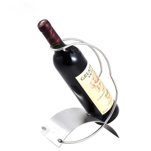 IMIKEYA Edelstahl Weinregal Flaschenhalter Robustes Weinflaschen Display für Küchenarbeitsplatte Modernes Weinhalter Regal Geschenkidee für Weinliebhaber Weihnachten IMIKEYA Edelstahl Weinregal Flaschenhalter Robustes Weinflaschen Display für Küchenarbeitsplatte Modernes Weinhalter Regal Geschenkidee für Weinliebhaber Weihnachten von IMIKEYA