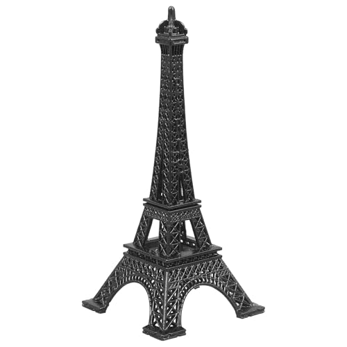 IMIKEYA Eiffelturm Modell 13 cm Mini Eiffelturm Statue schwarz Metall Eiffelturm Figur Deko Eiffelturm Souvenir Home Dekoration Desktop Geschenk von IMIKEYA
