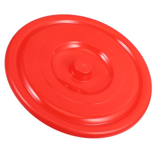 IMIKEYA Eimerdeckel aus Kunststoff Eimerabdeckung Deckel des Wassertopfes Behälterdeckel Papierkorbdeckel plastikdeckel Kunststoffdeckel Mülleimer abdecken Deckel für Mülleimer rot von IMIKEYA