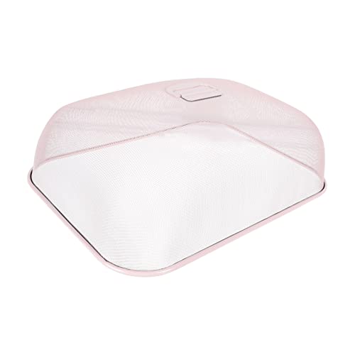 IMIKEYA Eisenkunst Lebensmittelabdeckung Groß Quadratisch Rosa Staub und Insektenschutz Küchenhaube mit Praktischem Griff Hitzebeständig Frischhaltend Leicht zu Reinigen Vielseitig für IMIKEYA Eisenkunst Lebensmittelabdeckung Groß Quadratisch Rosa Staub und Insektenschutz Küchenhaube mit Praktischem Griff Hitzebeständig Frischhaltend Leicht zu Reinigen Vielseitig für von IMIKEYA