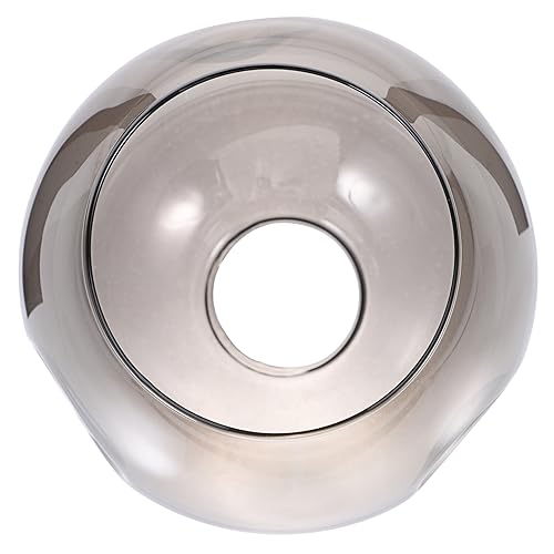 IMIKEYA Eleganter Ovaler Glaslampenschirm Rauchgrau Vintage Pendelleuchten Ersatz für Wohnzimmer Schlafzimmer Büro und Robuste und Stilvolle Leuchte für IMIKEYA Eleganter Ovaler Glaslampenschirm Rauchgrau Vintage Pendelleuchten Ersatz für Wohnzimmer Schlafzimmer Büro und Robuste und Stilvolle Leuchte für von IMIKEYA
