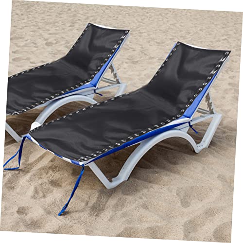 IMIKEYA Ersatzstoff für Liegestuhl Atmungsaktiver Strapazierfähiger Bezug für Klapp Relaxsessel Outdoor Strandstuhl Einfach zu Reinigen Passend für Garten und Sonnenliegen von IMIKEYA