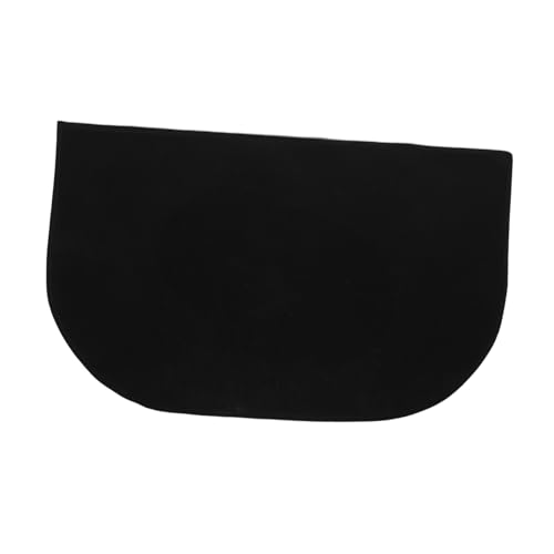 IMIKEYA Feuerfeste Halbrunde Kaminmatte mit Rutschfester Unterseite Hitzebeständig und Flammresistent Schützt Böden und Teppiche vor Glut Geeignet für Holzöfen und Sowie Außenbereiche von IMIKEYA