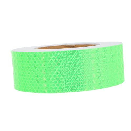 IMIKEYA Fluoreszierendes Selbstklebendes Reflektierendes Warnband Wetterfest Stark Haftend für Fahrzeug Straßen und Sicherheitssignalisation Grün IMIKEYA Fluoreszierendes Selbstklebendes Reflektierendes Warnband Wetterfest Stark Haftend für Fahrzeug Straßen und Sicherheitssignalisation Grün von IMIKEYA