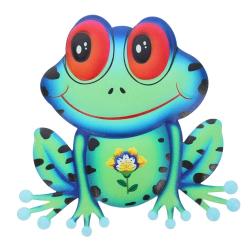 IMIKEYA Frosch Wandskulptur Garten Ornament Wetterfest Grüne Frosch Wanddekoration aus Robustem Metall für Innen und Außenbereich Einfache Montage Niedliche Tierfigur IMIKEYA Frosch Wandskulptur Garten Ornament Wetterfest Grüne Frosch Wanddekoration aus Robustem Metall für Innen und Außenbereich Einfache Montage Niedliche Tierfigur von IMIKEYA