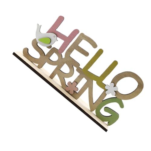 IMIKEYA Frühling Holzschild Mit Huhn Und Blumenmuster Dekorativer Tischaufsteller Für Büro Und Landhausstil Frühlingsdeko Hello Spring Zeichen IMIKEYA Frühling Holzschild Mit Huhn Und Blumenmuster Dekorativer Tischaufsteller Für Büro Und Landhausstil Frühlingsdeko Hello Spring Zeichen von IMIKEYA