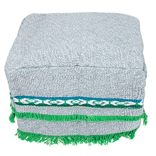 IMIKEYA Fußhocker Futonmatte Stühle Würfel Pouf Abdeckung Fußstütze Unter Dem Schreibtisch Outdoor-stufenmatten Tragbar Chaiselongue Wohnzimmer Hocker Schwimmbad Bettwäsche Aus Baumwolle von IMIKEYA