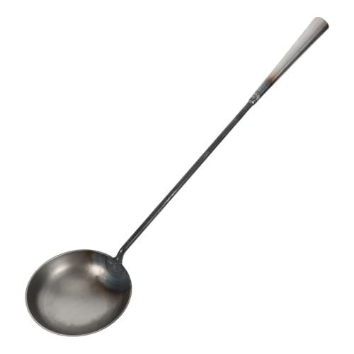 IMIKEYA Gartenschaufel-utensil Müllschaufel Scoop Löffel Langes Griff Schöpfkelle Mit Langem Stiel Gartenversorgung Wasserschaufel Gießlöffel Schmiedeeisen Silver von IMIKEYA