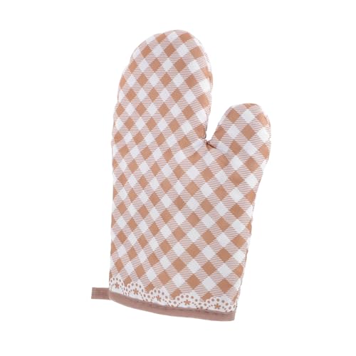 IMIKEYA Gitterofen Kochhandschuh Hitzebeständig Mikrowellen und Backhandschuh für Sicheres Grillen und Backen mit Praktischer Aufhängeschleife von IMIKEYA
