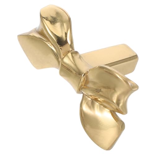 IMIKEYA Goldene Messing Schubladengriffe im Bogen Design Dekorative Möbelknöpfe für Schrank Kommode Kleiderschrank und Sideboard von IMIKEYA