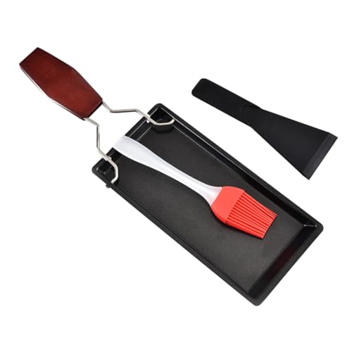 IMIKEYA Grillpfanne mit Holzgriff Mini Antihaft griddle Pfanne für Outdoor Bbq Gasgrill Küche Leicht Robust Hitzebeständig für Picknick und Familienessen von IMIKEYA
