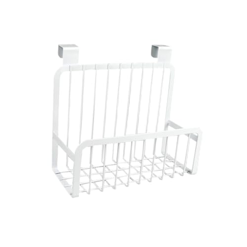 IMIKEYA Hängebasket Küchenregal Weiß mit Stabilem Drahtgitter Multifunktionaler Aufbewahrungs Abtropfhalter für Dosen und Tassen Platzsparend Langlebig Vielseitig für Küche und Bad von IMIKEYA