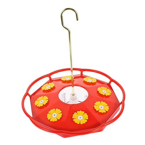 IMIKEYA Hängendes Futterhäuschen Im Design Outdoor Vogeltränke Und Wasserspender Für Wildvögel Für Garten Und Rot Und Langlebig von IMIKEYA