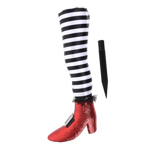 IMIKEYA Halloween Deko Hexenbein mit Schuhen aus Robustem und Wetterfeste Prop Dekoration für Garten Terrasse und Party Einfach zu Platzieren Wiederverwendbar IMIKEYA Halloween Deko Hexenbein mit Schuhen aus Robustem und Wetterfeste Prop Dekoration für Garten Terrasse und Party Einfach zu Platzieren Wiederverwendbar von IMIKEYA