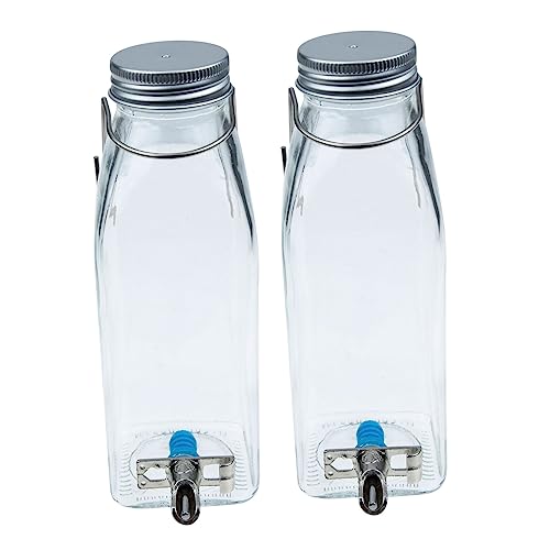 IMIKEYA Hamster Wasserflasche 2 Stück - Automatische - Tropffreie Trinkflasche Für Kaninchen Meerschweinchen Ratten Und Frettchen Hängendes Design Aus Glas Für Optimalen Wassergenuss IMIKEYA Hamster Wasserflasche 2 Stück - Automatische - Tropffreie Trinkflasche Für Kaninchen Meerschweinchen Ratten Und Frettchen Hängendes Design Aus Glas Für Optimalen Wassergenuss von IMIKEYA
