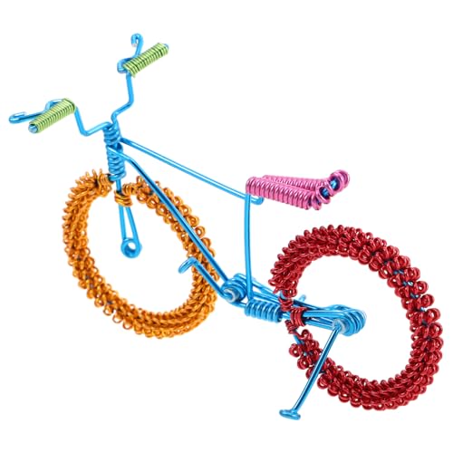 IMIKEYA Tischfahrradmodell Aus Aluminiumdraht Handgefertigte Fahrradskulptur Retro-Ornament Für Schreibtisch Sammlerstück Für Und Büro IMIKEYA Tischfahrradmodell Aus Aluminiumdraht Handgefertigte Fahrradskulptur Retro-Ornament Für Schreibtisch Sammlerstück Für Und Büro von IMIKEYA