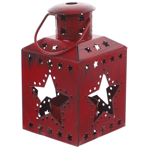 IMIKEYA Hängender Kerzenhalter Eisen Kerzenlichthalter Vintage-Laterne für Weihnachtsdekoration Teelichthalter Tischdekoration IMIKEYA Hängender Kerzenhalter Eisen Kerzenlichthalter Vintage-Laterne für Weihnachtsdekoration Teelichthalter Tischdekoration von IMIKEYA