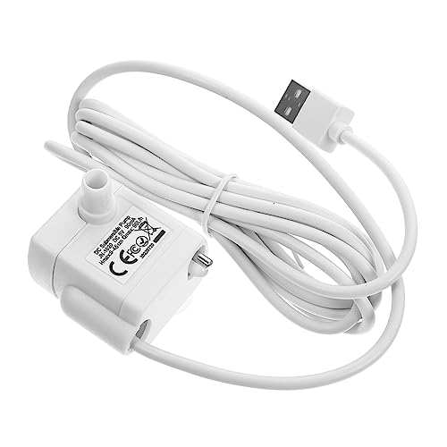 IMIKEYA Haustier Wasserspenderpumpe Katzen Trinkbrunnenpumpe USB Betriebene Energiesparende Tauchpumpe Kompatibel mit Verschiedenen Wasserspendern Geräuscharm und Langlebig IMIKEYA Haustier Wasserspenderpumpe Katzen Trinkbrunnenpumpe USB Betriebene Energiesparende Tauchpumpe Kompatibel mit Verschiedenen Wasserspendern Geräuscharm und Langlebig von IMIKEYA