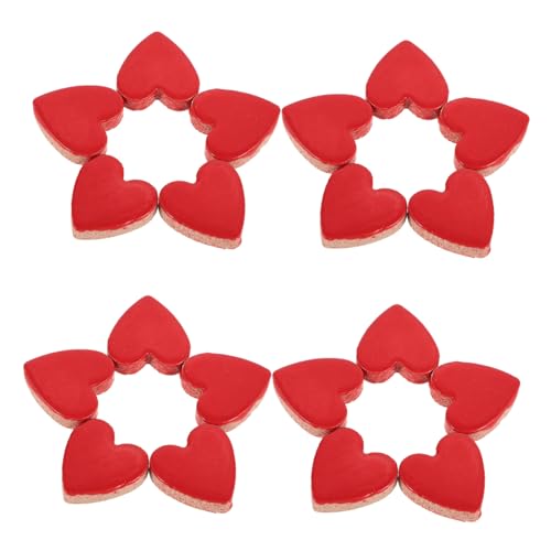 IMIKEYA Herzförmige Keramik mosaikfliesen Flatback Tiles für DIY Bastelprojekte Mosaiksteine zum Dekorieren von Bilderrahmen Blumentöpfen Gartentischen Rot IMIKEYA Herzförmige Keramik mosaikfliesen Flatback Tiles für DIY Bastelprojekte Mosaiksteine zum Dekorieren von Bilderrahmen Blumentöpfen Gartentischen Rot von IMIKEYA