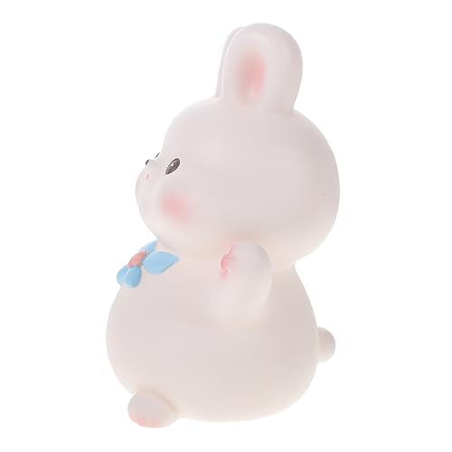 IMIKEYA Higgy Bank Kaninchen glücklicher Hase Schwein Plüsch Geld Spartopf in Hasenform entzückende Sparkasse entzückender Münzbehälter Sparkasse in Hasenform Vinyl von IMIKEYA