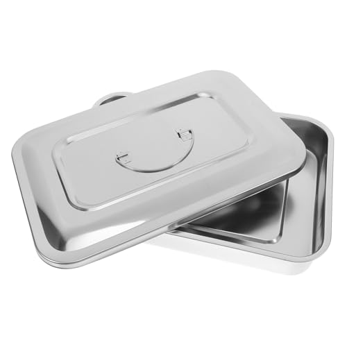 IMIKEYA Hochtemperaturbeständige Edelstahl Desinfektionsbox Rechteckig Auslaufsicher mit Deckel Tragbar für Medizinische Instrumente gemäß Medizinstandard IMIKEYA Hochtemperaturbeständige Edelstahl Desinfektionsbox Rechteckig Auslaufsicher mit Deckel Tragbar für Medizinische Instrumente gemäß Medizinstandard von IMIKEYA