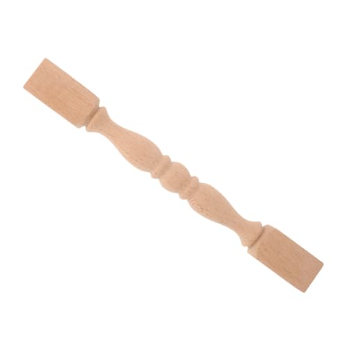 IMIKEYA Holz Säule für Möbel Geschnitzte Holzsäule im Römischen Stil Einzigartiges Möbelzubehör Handgefertigte Holzornamente Design für von IMIKEYA