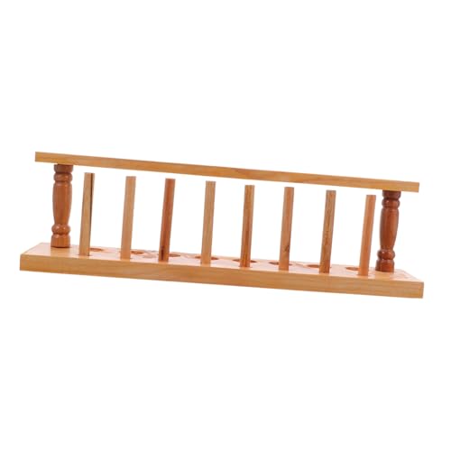 IMIKEYA Holz Testrohrhalter Stabiler Reagenzglasständer aus Natürlichem Material Wiederverwendbar Leicht und Langlebig für Labor Schule und Chemie Experimente IMIKEYA Holz Testrohrhalter Stabiler Reagenzglasständer aus Natürlichem Material Wiederverwendbar Leicht und Langlebig für Labor Schule und Chemie Experimente von IMIKEYA