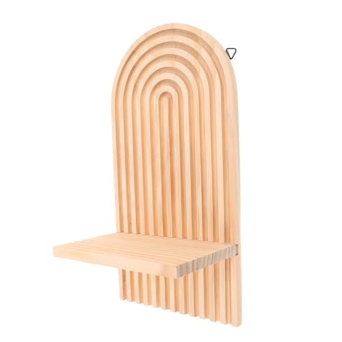 IMIKEYA Holz Wandkerzenhalter Wandmontage Kerzenständer aus Holz Vielseitiger Wandkerzenhalter für Aromatherapie und Dekoration Platzsparend Elegant Verarbeitet Passend für Wohnzimmer und von IMIKEYA