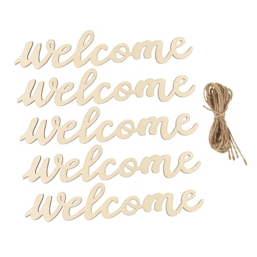 IMIKEYA Türschild Aus Holz Hängendes Ornament Für Haustür Willkommensschild Mit Seil Dekoration Für Zuhause Restaurant Bar Kaffee IMIKEYA Türschild Aus Holz Hängendes Ornament Für Haustür Willkommensschild Mit Seil Dekoration Für Zuhause Restaurant Bar Kaffee von IMIKEYA