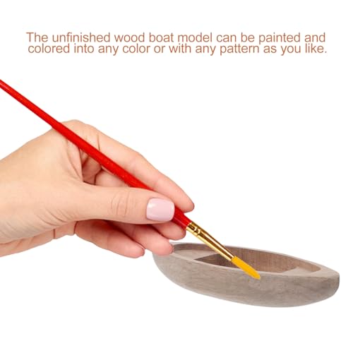 IMIKEYA Holzboot Modell aus Stabilem Holz Detailreich Gearbeitet Realistische Kleine Dekoration für Schreibtisch und Wohnung Langlebiges Handwerkskunst Boot für Geschenk und IMIKEYA Holzboot Modell aus Stabilem Holz Detailreich Gearbeitet Realistische Kleine Dekoration für Schreibtisch und Wohnung Langlebiges Handwerkskunst Boot für Geschenk und von IMIKEYA