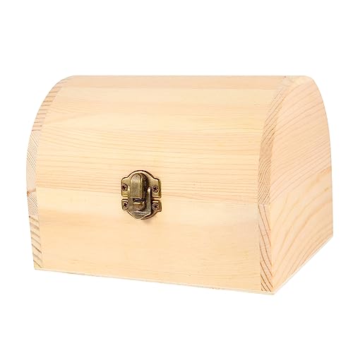 IMIKEYA Holzbox Mit Deckel Groß Aufbewahrungsbox Aus Holz Dekorative Truhe Für Schmuck Süßigkeiten Und Langlebig Und Elegant Für Diverse Anlässe von IMIKEYA