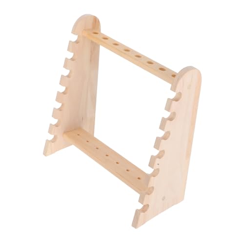 IMIKEYA Holzständer für Laborprobenröhrchen Trapezförmiger Halter Kompakter Stabiler Pipetten Reagenzglasständer Platzsparend für Schule und Labor IMIKEYA Holzständer für Laborprobenröhrchen Trapezförmiger Halter Kompakter Stabiler Pipetten Reagenzglasständer Platzsparend für Schule und Labor von IMIKEYA