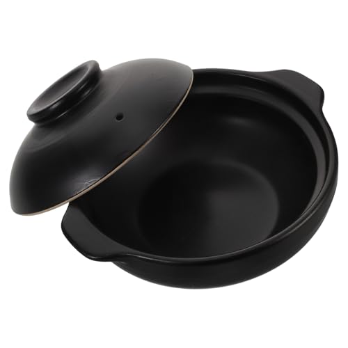 IMIKEYA Keramischer Suppentopf mit Deckel zum Kochen von Suppen Eintöpfen und Reis für Tägliche Küchenbenutzung Geeignet für Offene Flamme IMIKEYA Keramischer Suppentopf mit Deckel zum Kochen von Suppen Eintöpfen und Reis für Tägliche Küchenbenutzung Geeignet für Offene Flamme von IMIKEYA