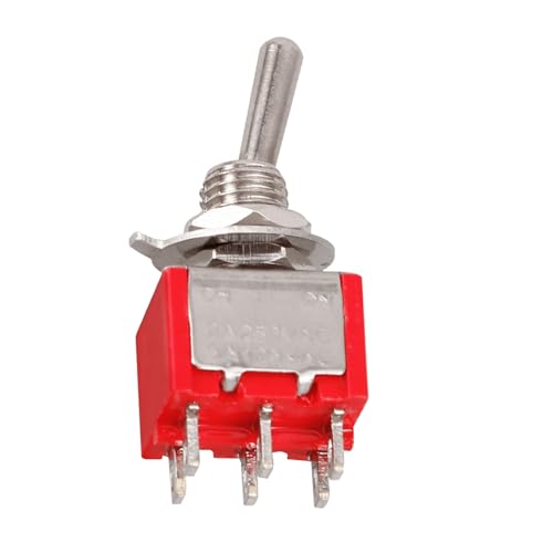 IMIKEYA Kippschalter Rocker Toggle Switch für Auto Elektronik Robuste Bauweise Vielseitig Einsetzbar für Fahrzeugsteuerung Langlebig und Kompakt Rote Ausführung von IMIKEYA