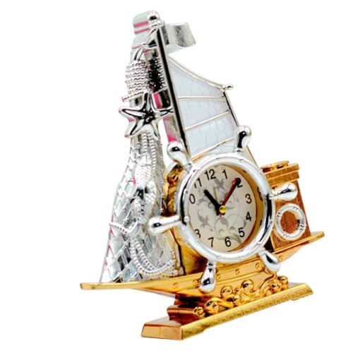 IMIKEYA Klassischer Wecker Lauter Wecker Dekorative Tischuhr Neuheit Tischschiffsuhr Schiff Boot Figur Schiffsmodell Schiffsalarm Segelboot-skulptur Kind Plastik Statuette Esstisch IMIKEYA Klassischer Wecker Lauter Wecker Dekorative Tischuhr Neuheit Tischschiffsuhr Schiff Boot Figur Schiffsmodell Schiffsalarm Segelboot-skulptur Kind Plastik Statuette Esstisch von IMIKEYA