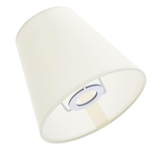 IMIKEYA Kleiner Lampenschirm Fassung Vintage Stil Lampenschirm Stoffschirm Cremefarben für Wohnzimmer Schlafzimmer Küche und Büro IMIKEYA Kleiner Lampenschirm Fassung Vintage Stil Lampenschirm Stoffschirm Cremefarben für Wohnzimmer Schlafzimmer Küche und Büro von IMIKEYA