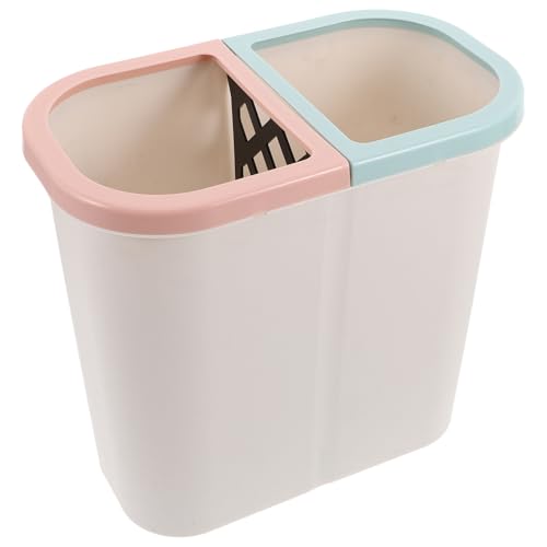 IMIKEYA Kleiner Schmaler Mülleimer mit Zwei Fächern für Badezimmer und Küche Deckellos Platzsparendes Design zur Optimalen Abfalltrennung und Besseren Wohnorganisation IMIKEYA Kleiner Schmaler Mülleimer mit Zwei Fächern für Badezimmer und Küche Deckellos Platzsparendes Design zur Optimalen Abfalltrennung und Besseren Wohnorganisation von IMIKEYA
