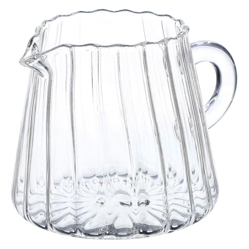 IMIKEYA Kleiner Transparenter Glaskännchen für Milch und Soßen mit Punktgenauer Ausgießöffnung für Zuhause Büro und Reisen Stilvolles Design mit Handgriff IMIKEYA Kleiner Transparenter Glaskännchen für Milch und Soßen mit Punktgenauer Ausgießöffnung für Zuhause Büro und Reisen Stilvolles Design mit Handgriff von IMIKEYA