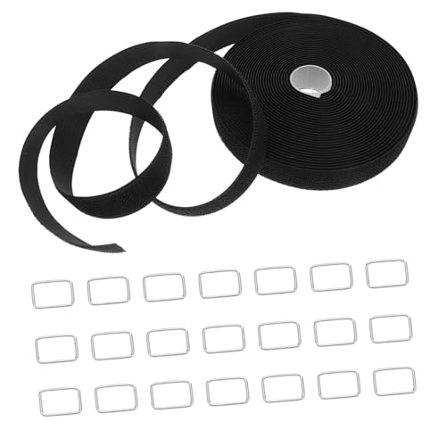 IMIKEYA Klettband Kabelbinder Breit mit Schnallen Verstellbare Wiederverwendbare Kabelbinder aus Nylon für Kabelmanagement Selbstklebend Schwarzer Kabelorganizer Lang Einsetzbar IMIKEYA Klettband Kabelbinder Breit mit Schnallen Verstellbare Wiederverwendbare Kabelbinder aus Nylon für Kabelmanagement Selbstklebend Schwarzer Kabelorganizer Lang Einsetzbar von IMIKEYA