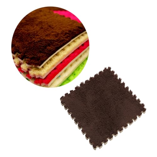 IMIKEYA Krabbelmatte Für Kinderteppich -bodenmatte Kriechmatte Teppich Für Ineinandergreifende Matte Kaffee von IMIKEYA