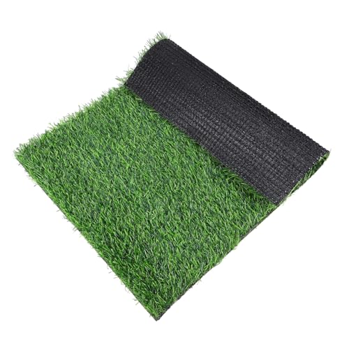 IMIKEYA Künstliche Gras Türmatte rutschfeste und Wetterfeste Fußmatte Kunstrasen für Eingangsbereich als Haustürmatte oder Tiermatte Pflegeleicht und Dekorativ von IMIKEYA