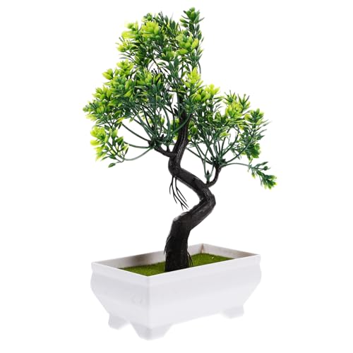 IMIKEYA Künstliche Pflanzen Für Den Innenbereich Kleiner Gefälschter Bonsai-Baum Realistische Simulation Topfpflanze Dekoration Für Zuhause Und Büro 23 00 X 11 30 X 6 50 cm von IMIKEYA