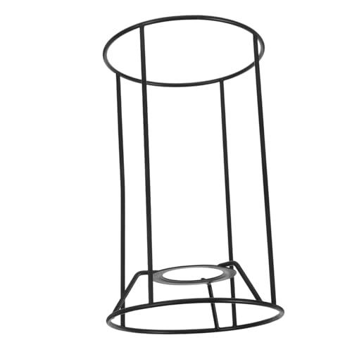IMIKEYA Lampenschirm Gestell aus Stabiles Diy Lampenrahmen für Tischlampen Pendelleuchten Vintage Handwerk für Lichtlösungen Schwarz von IMIKEYA
