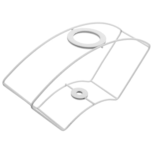 IMIKEYA Lampenschirm aus Metallkäfig: Lampenschirm für Hängelampe, Glühbirnenabdeckung/Käfig – Drahtrahmen für Decken-/Wandlampe – DIY-Lampenschirmhalter passt in E27-Lampenfassung (Fächerform) von IMIKEYA