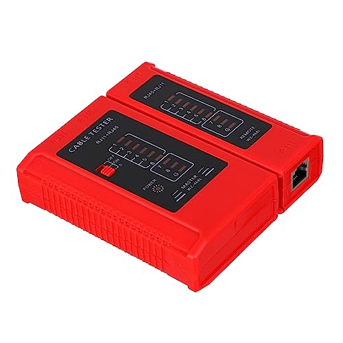 IMIKEYA Lan Kabel Tester Ethernet Kabel Tester Automatischer Leitungsprüfer mit LED Anzeige Robuste PC Hülle für und Telefonkabel Tragbares Testgerät für Schnelle Fehlerdiagnose IMIKEYA Lan Kabel Tester Ethernet Kabel Tester Automatischer Leitungsprüfer mit LED Anzeige Robuste PC Hülle für und Telefonkabel Tragbares Testgerät für Schnelle Fehlerdiagnose von IMIKEYA
