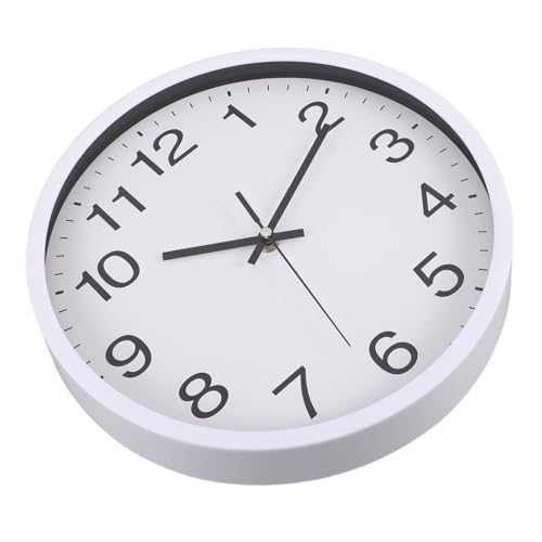 IMIKEYA Leise Wanduhr Minimalistische Moderne Uhr für Schlafzimmer Küche Büro Geräuschlos Klare Anzeige Mühelose Installation Stilvolle Heimdekoration von IMIKEYA