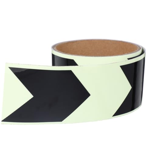 IMIKEYA Leuchtendes Richtungspfeil Klebeband PVC Warnband mit Fluoreszierenden Pfeilen für Bodenmarkierungen Wetterfest für Sicherheitsanwendungen Dunkeln IMIKEYA Leuchtendes Richtungspfeil Klebeband PVC Warnband mit Fluoreszierenden Pfeilen für Bodenmarkierungen Wetterfest für Sicherheitsanwendungen Dunkeln von IMIKEYA